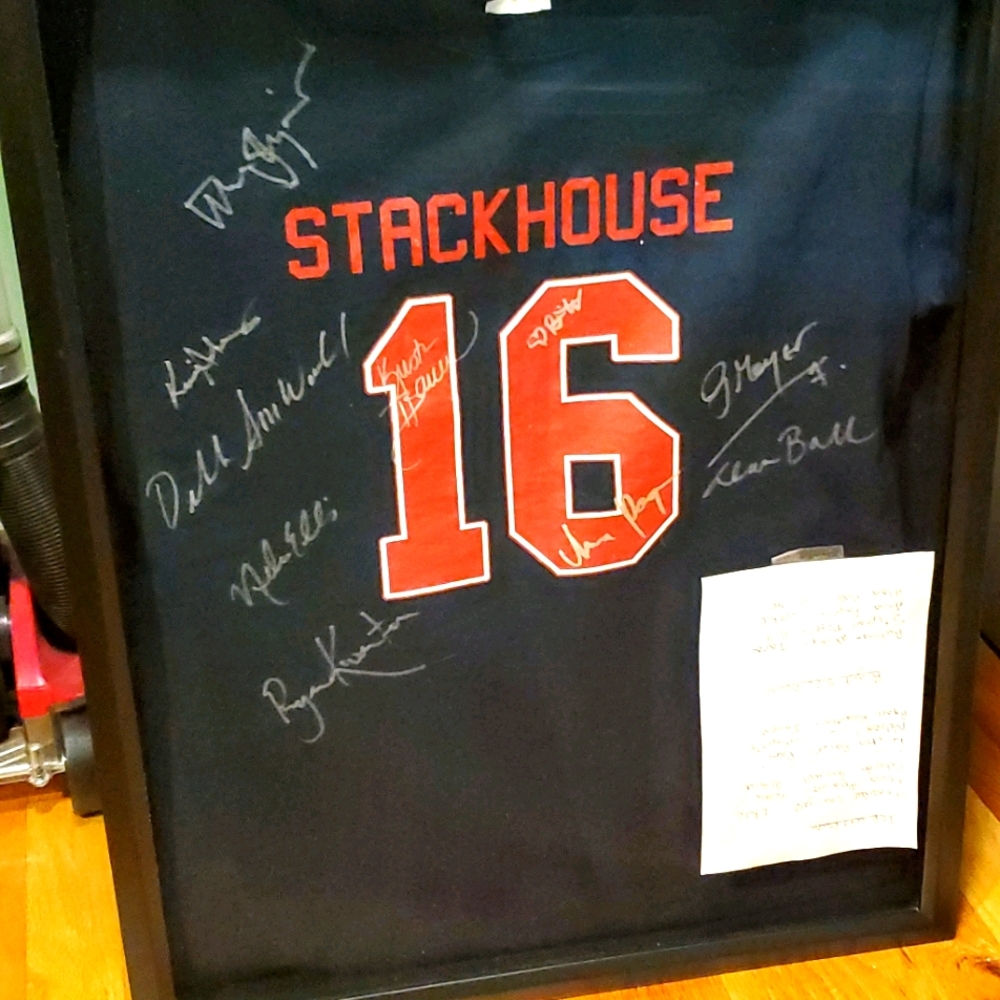 Signed shirt in Frame